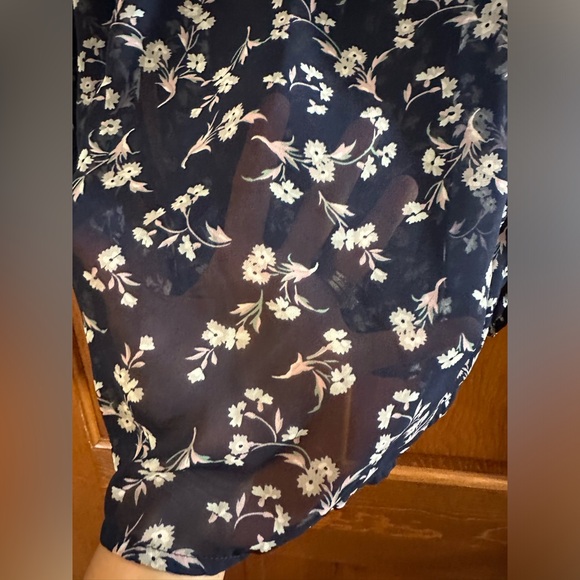 Maurice’s Navy Blue Floral Tunic - Picture 5 of 5